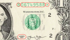 2013 B One Dollar Star Note Duplicate Lookup | Find Your Match